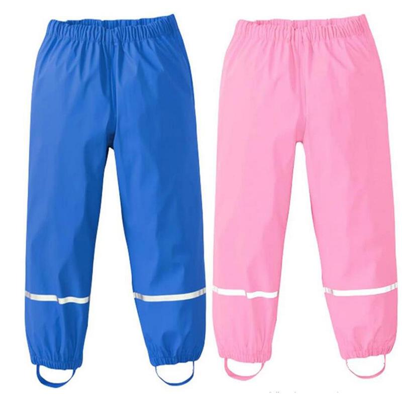 freundlicher Regen Schlauch Wind-und Wasserdichte Regen Hosen Atmungsaktive Schlamm Hosen für Mädchen Jungen draussen-Schlauch unisex