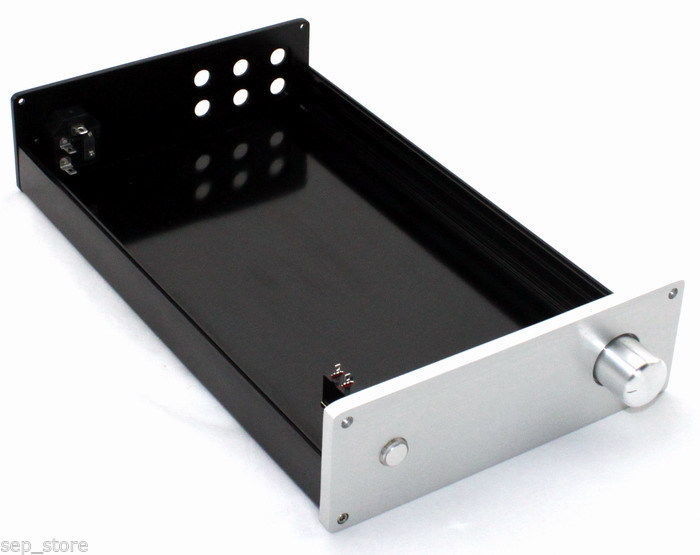 DIY Aluminum amplifier chassis amp Enclosure preamp Box 190*65*315mm