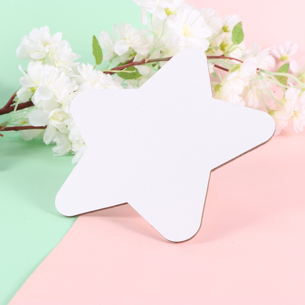 5 Pcs Simulation Round Edge Star Shape Cotton Drawing Board Thicken Art Painting Board Artist Paper Board Oil Paint Canvas Sketc