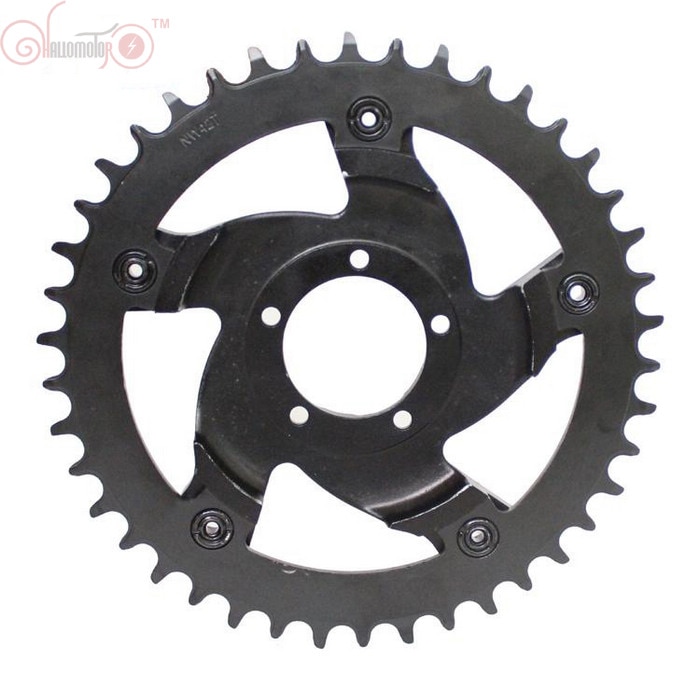 EU DUTY FREE BAFANG 48V 1000W BBSHD BBS03 Mid Drive Motor Cycling Crankset 42T Chain Wheel Electric Bike Center Drive Motor Kit
