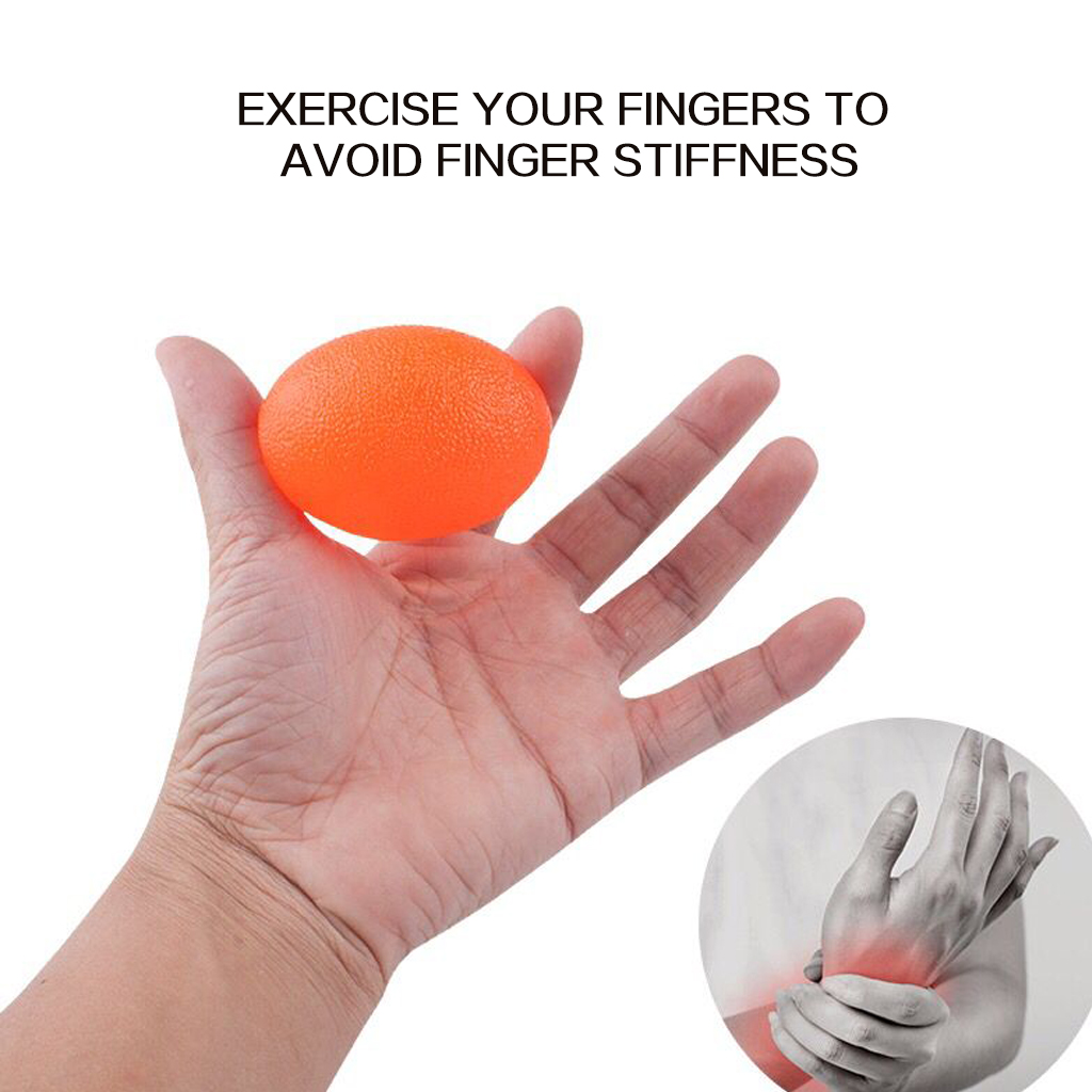 Silicagel håndgreb bold æg mænd kvinder gym fitness finger tung træner styrke muskel opsving griber træner