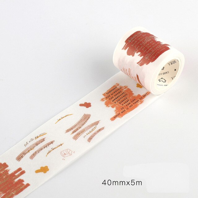 5 M filles Monologue série mignon Washi ruban de masquage Journal fournitures Scrapbooking papier stationnaire: 5