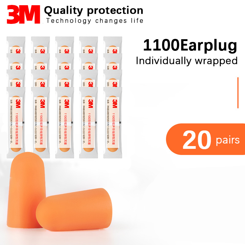 3M】 Anti-Lärm-Ohrstöpsel, industrielle Ohrstöpsel, stumm, mechanisch, Geräuschisolierung, Geräuschreduzierung, Schutz-Ohrstöpsel, 3 m .: Gelb