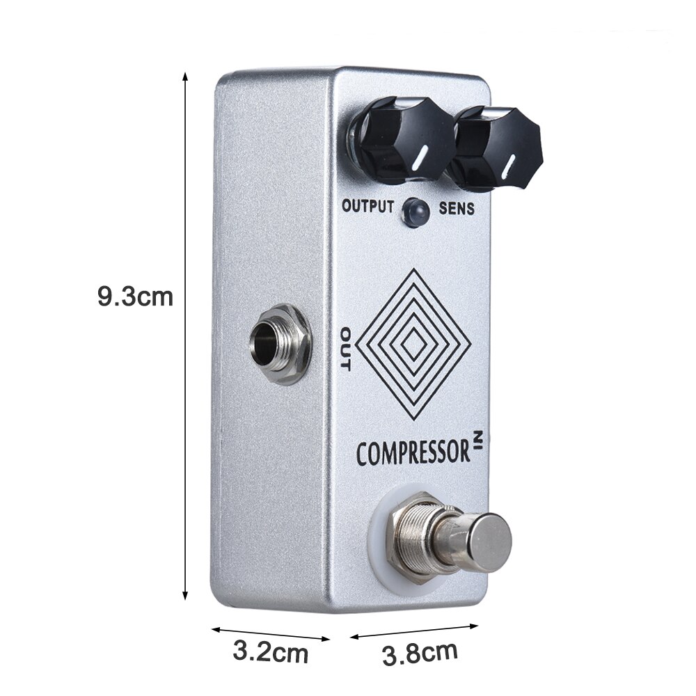 Mosky B-Doos Gitaar Effect Pedaal Dynacomp Elektrische Compressor True Bypass Led Licht True Bypass Volledig Metalen Shell Gitaar onderdelen