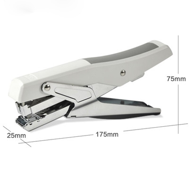 Plier Stapler Manual Metal Hand Stapler with Staples Stapling 20 Sheets Staples Office Accessories