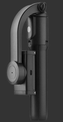 4 in 1 kabelloser bluetooth-kompatibler selfie-stick mit led-fotoleuchte, faltbarem stativ/einbeinstativ für iphone, xiaomi und huawei: Schwarz