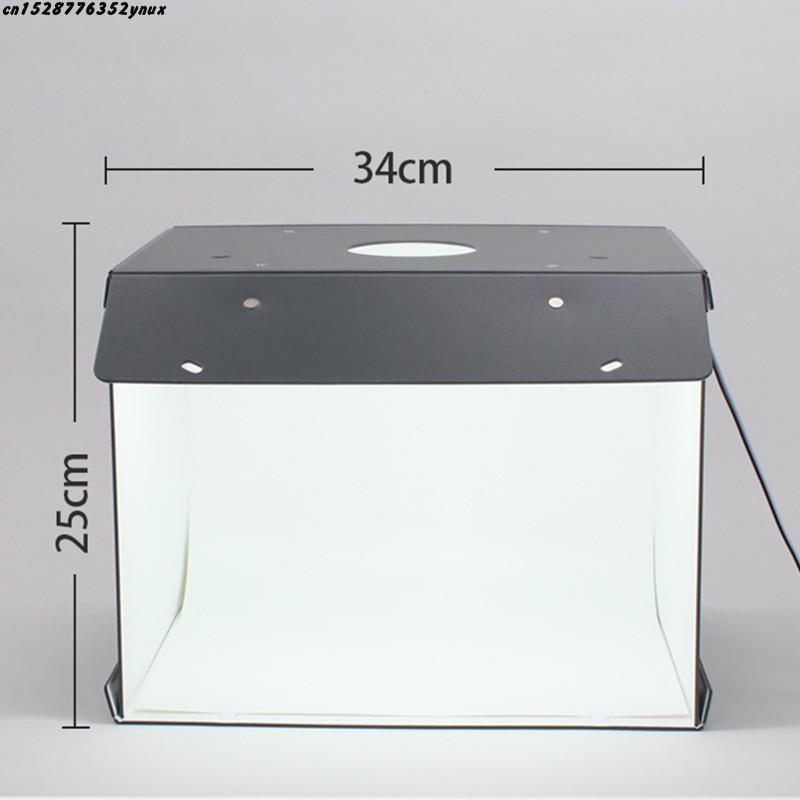 SANOTO Mini Photo Studio Box Photography Backdrop portable Softbox LED Light Photo Box fold Photo Studio Soft Box