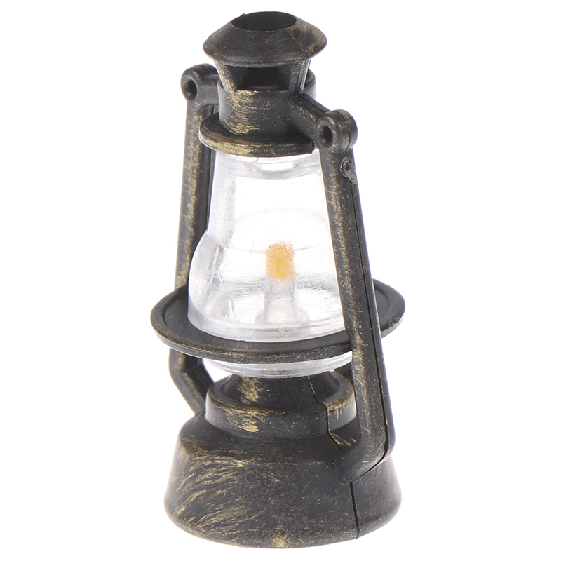 1:12 Mini Olie Lamp Decor Pretend Play Speelgoed Poppenhuis Miniatuur Poppenhuis Accessoires Miniatuur Woonkamer Tuin Decoratie