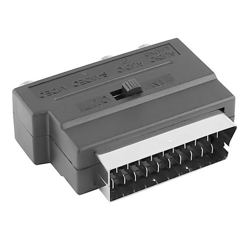 HDMI to 3RCA Cable 1.5M with Scart Head Gold-Plated HDMI to AV Cable HDMI to Three-Color Cable Audio Cable