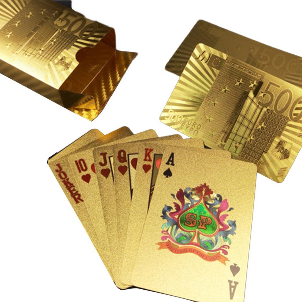 Playing Cards Gold foil Durable Poker Cards Deck of Cards