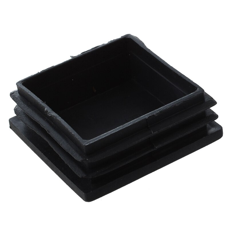 5 Pcs Plastic Square Blanking End Caps Tubing Tube Inserts 50mm x 50mm