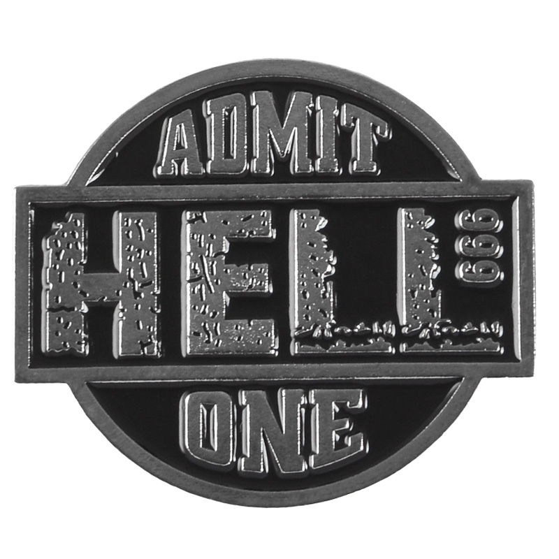 Ticket Collectie Hel Toegeven Een 666 Cinema Red Enamel Broches Badges Revers pins Broches voor vrouwen Vrouwelijke sieraden Accessoires: 7