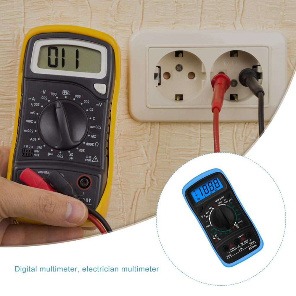 Multi-function Digital Multimeter Xl830l Digital Multimeter Handheld Multimeter Precision Digital Display