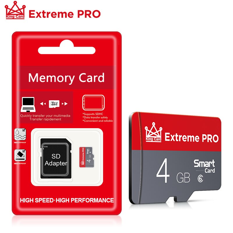 Class 10 Micro sd card 64GB 32GB 16GB 128GB 512GB TF card Memory Card cartao de memoria 16GB Mini Card For Phone Tablet PC: 4GB