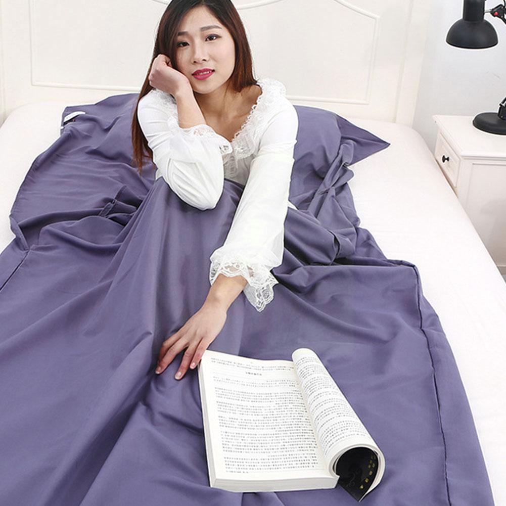 Ultra Light Sleeping Bag Double Stitches Portable Outdoor 75 Hotel * Sheet Travel Hiking Light Mattress 210cm Camping Q6F0