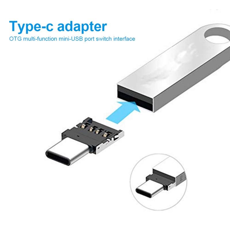 Gorący 1pc mikro USB na USB C adapter telefon komórkowy adapter rodzaj-c interfejs linii danych konwerter ładowania dla Samsung Xiaomi Huawei: USB  to rodzaj-c