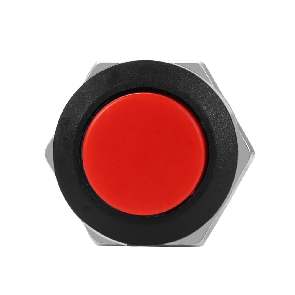 2PCS Mini Starter switch Round Momentary On/Off Push Buttons Horn Switch Automobile Interior Accessories AC 125V 6A/250V 3A Car