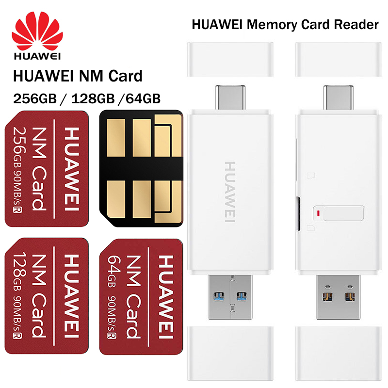 Nm Kaart Voor Huawei Nm Card 64Gb 90 Mb/s Nano Gelden Voor Huawei P30/Pro Mate20/X/Pro USB3.1 Gen 1 Nano Mamory Kaart