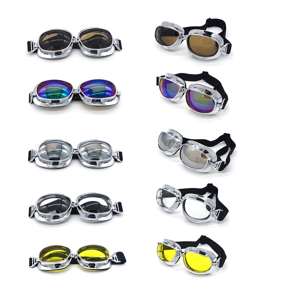 Mooreaxe motorcykel beskyttelsesbriller retro pilot steampunk jet hjelm beskyttelsesbriller maske cykling oculos gafas vintage beskyttelsesbriller