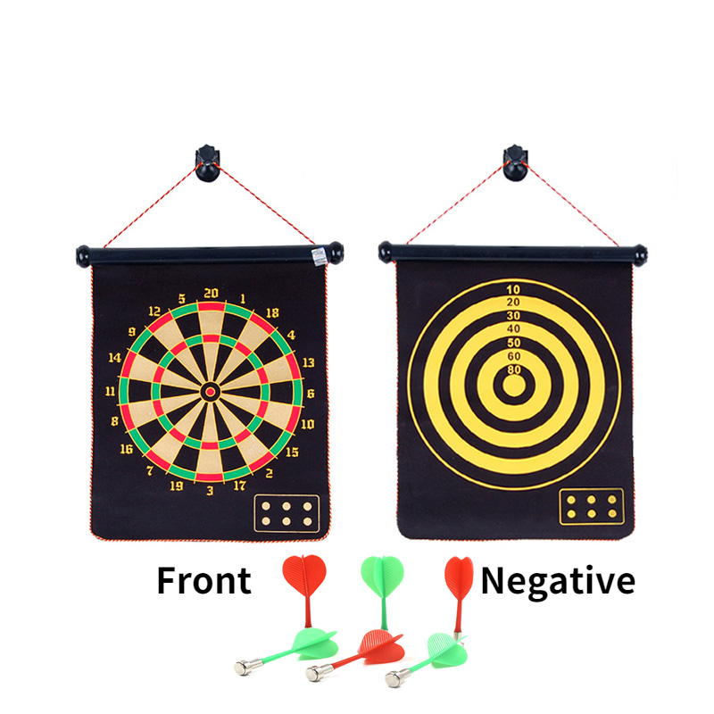 12/15/17 Inch Magnetische Dartbord Darts Pak Dubbelzijdig Massaal Dartboards Darts Plaat Van Veiligheid Dart Veiligheid Game board Speelgoed: 15 inch