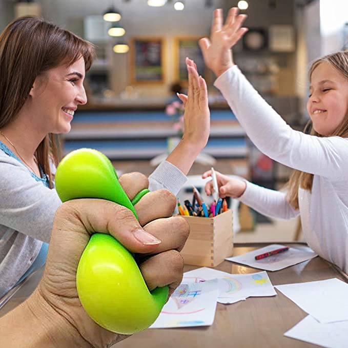 60mm Stress Relief Kugeln für Kinder Und Erwachsene Anti Stress Ball Farbwechsel Reißen-Beständig Ungiftig BPA FREI Weiche Stretchy Spielzeug