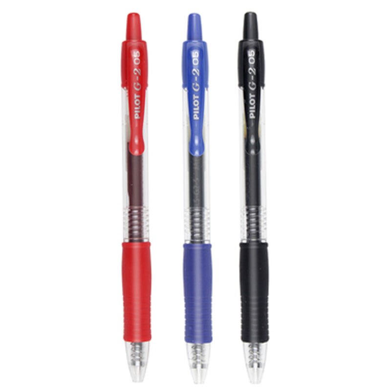12Pcs/Box PILOT Gel Pen BL-G2 Replaceable Refill 0.5mm Tip Comfort Grip Roller Ball Pens Pens For School Stationery