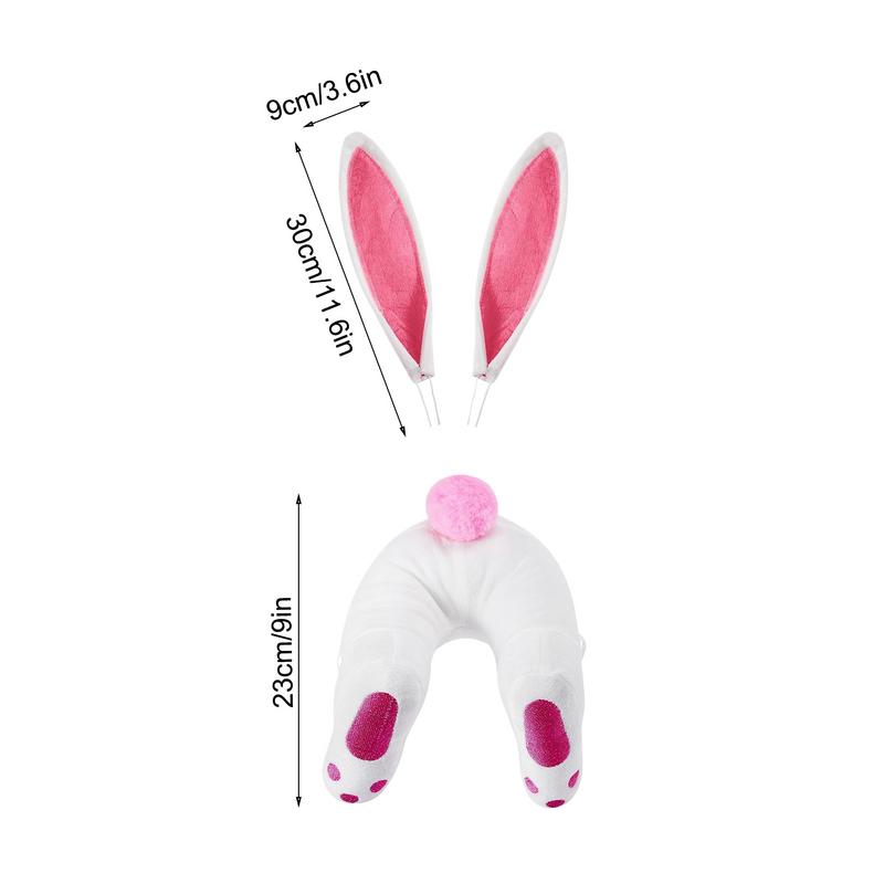 Decoración de conejito de Pascua para el hogar, accesorio de corona a tope de conejo para el hogar, jardín, corona, Festival, puerta delantera, decoraciones colgantes de pared