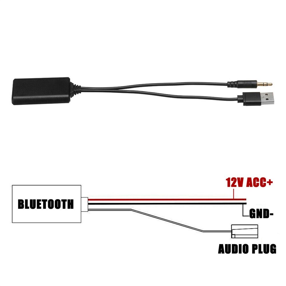 For bmw  e90 e91 e92 e93 adapter bluetooth radio aux tilbehør trådløs bluetooth mottaker musikk bluetooth adapter