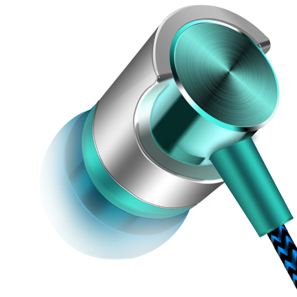 Universal 3.5mm In-Ear Stereo Earbuds Earphone With Mic For Cell Phone I27T