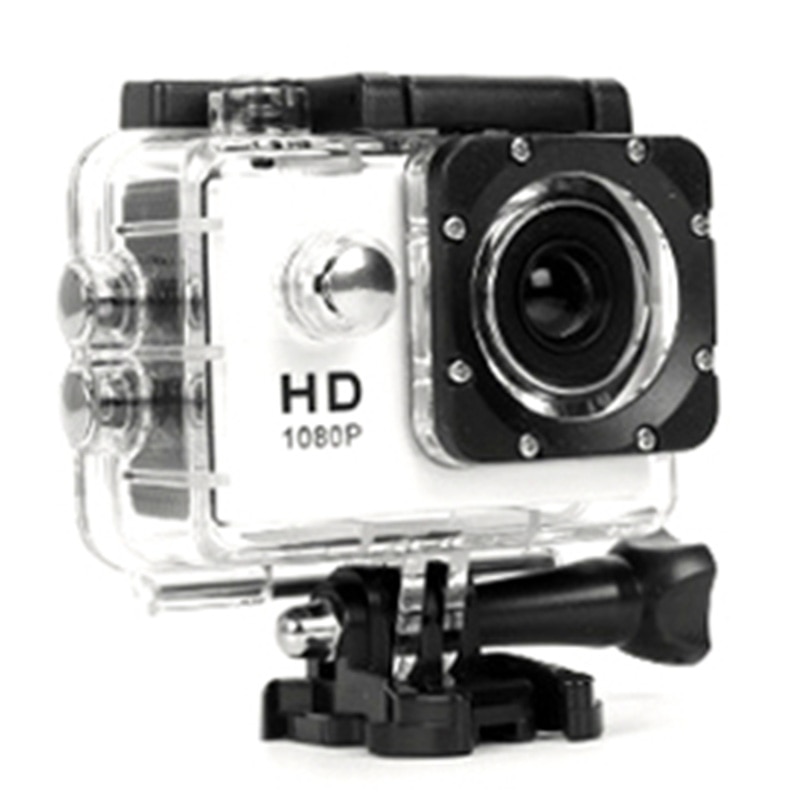 480P Motorcycle Dash Sports Action Video Camera Motorcycle Dvr Full Hd 30M Waterproof: White