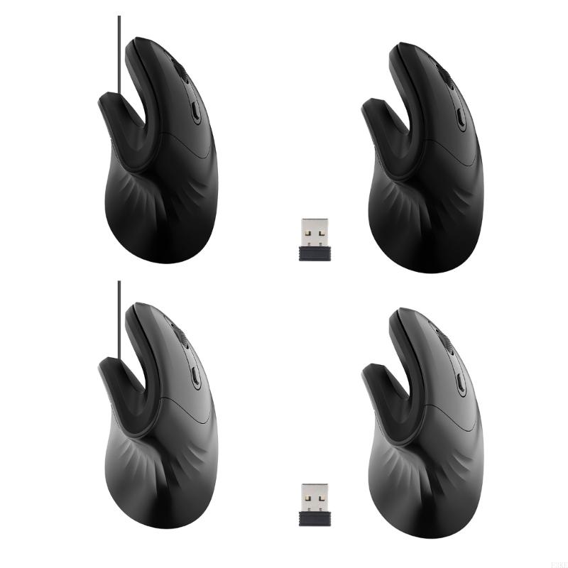 920L Right Hand Vertical Mouse Ergonomic Gaming Mouse USB Optical Wrist Healthy Mice Mause For PC