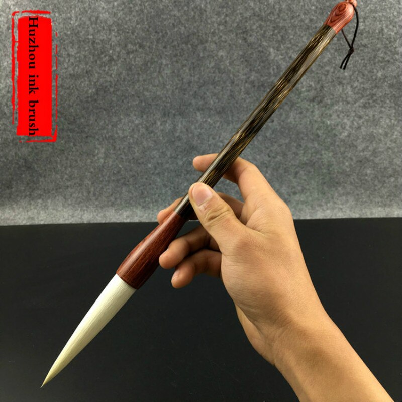 Long Woolen Hair Brush Chinese Painting Calligraphy Brush Large Peony Drawing Brushes Cursive Running Script Brush Caligrafia