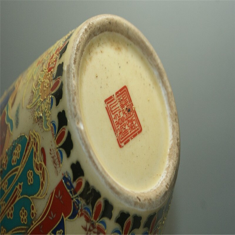 Fijne Oude China Porselein Geschilderde Oude Glazuur Porselein Vazen Collectible Porselein Painted Vazen