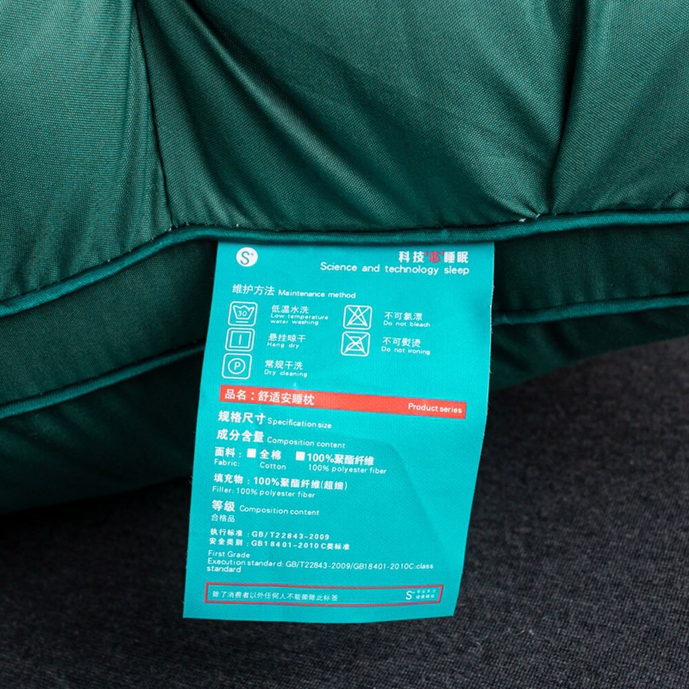 Coussin de sieste confortable à haute résilience, à fleurs tordues, pour la maison, l'hôtel, le bureau, pour étudiants, bon sommeil, soulage les muscles