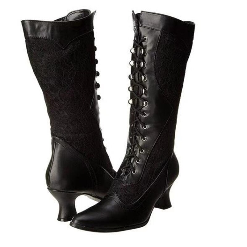 Neue knie länge Stiefel Frauen Für Herbst Winter Spitz ferse Reißverschluss Frau Chelsea Stiefel Plus größe 34-43