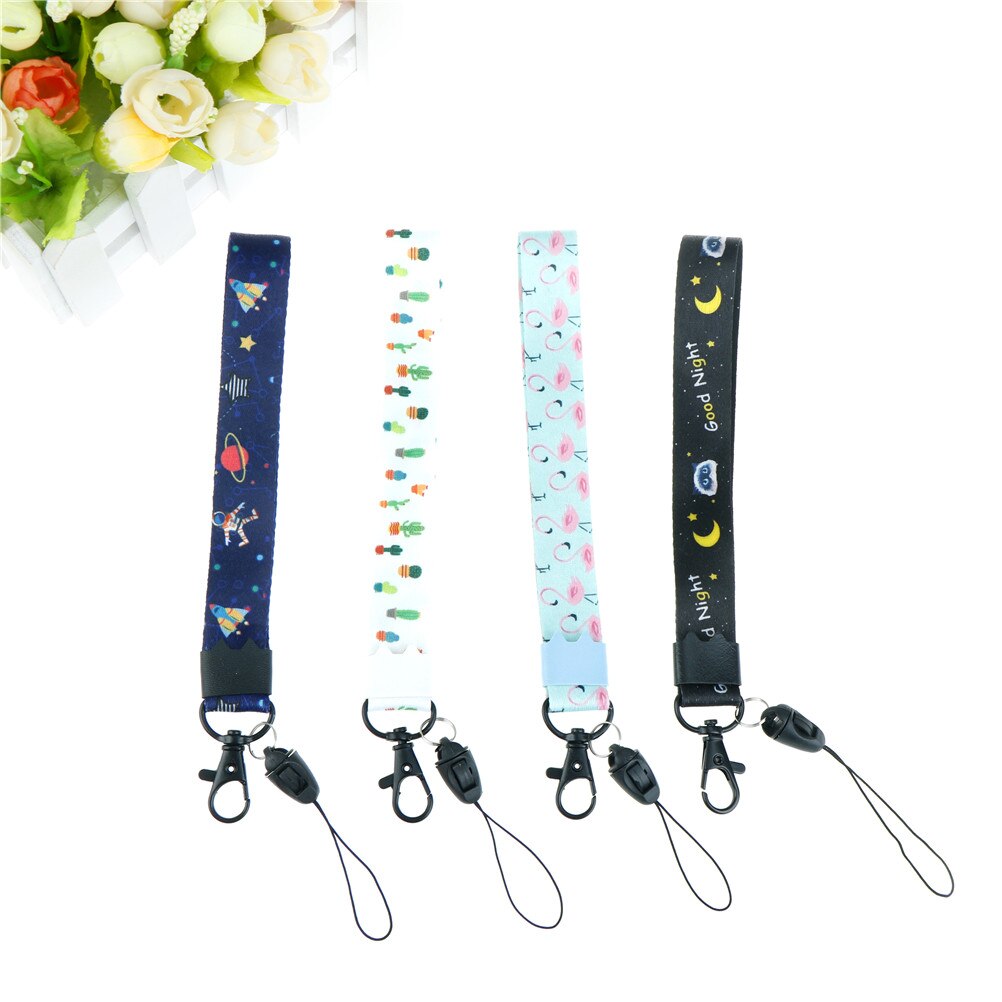 1PCS Mobile Phone Straps Cute Cartoon Lanyard Keys ID Card Holder DIY Hang Rope Lanyards