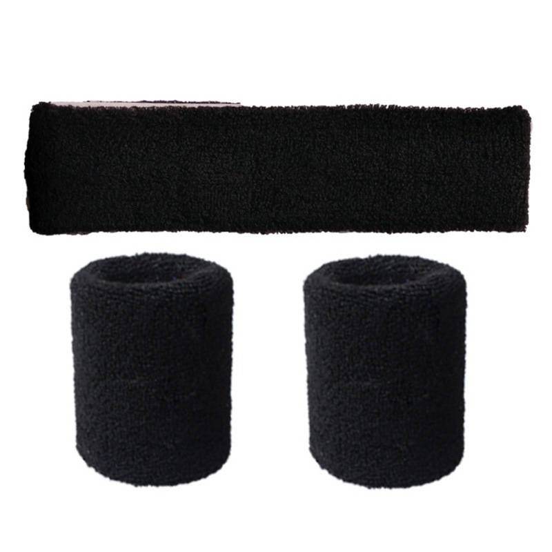 3 pz/set Bande di Sport Cinturino Da Polso Fascia Braccialetti Testa da polso di Sicurezza Supporto Sweatbands per Basket Pallavolo Corsa e Jogging PALESTRA