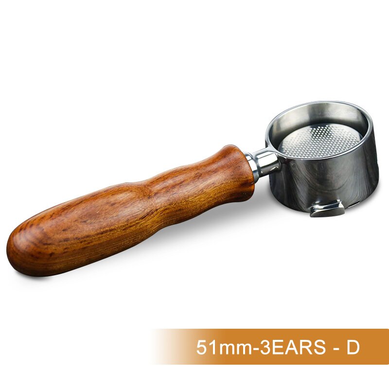 Kaffee Boden Siebträger 51MM Für Delonghi EC680/EC685 Filter 51MM Mit Filter Korb Für Kaffee Maschine Kaffee zubehör: 51mm-3 Ears-D