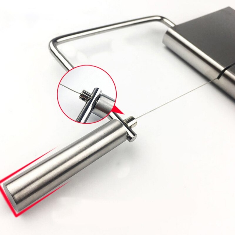 Cheese Slicer Stainless Steel Cheese Cutter Wire Cheese Slicer For Cheese Butte QX2E