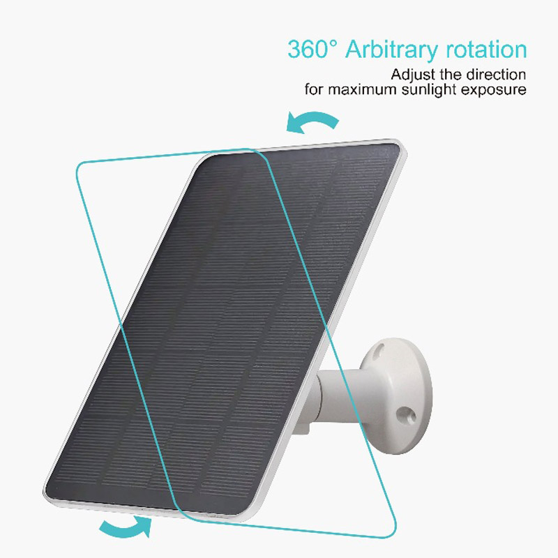 10W 5V Solar Panel Micro Type-C Outdoor Solar Cells Charger Solar Panels for Security Camera Small Home Light System