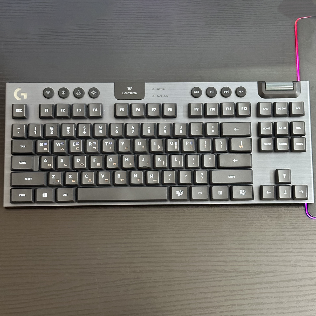 Korean Keycaps PBT Minimalist Style Custom Keycap Set Suitable for Logitech G813/G815/G913/G915 TKL RGB Mechanical Keyboard