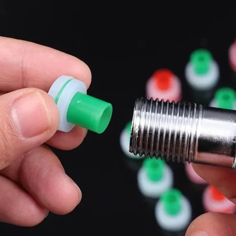 100-10Stck Wasserhahn Auslaufsichere Dichtung 4-punkt PPR Silikon Dichtung Ring Dichtung Dreieck Ventil Schlauch sanitär passend zu Stecker