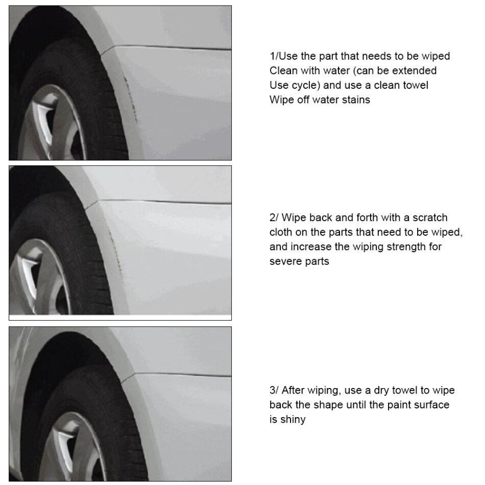 Fix Clear Car Scratch Repair Cloth Nano Meterial for Car Light Paint Scratches Remover Scuffs on Surface Repair Rag Car Repair