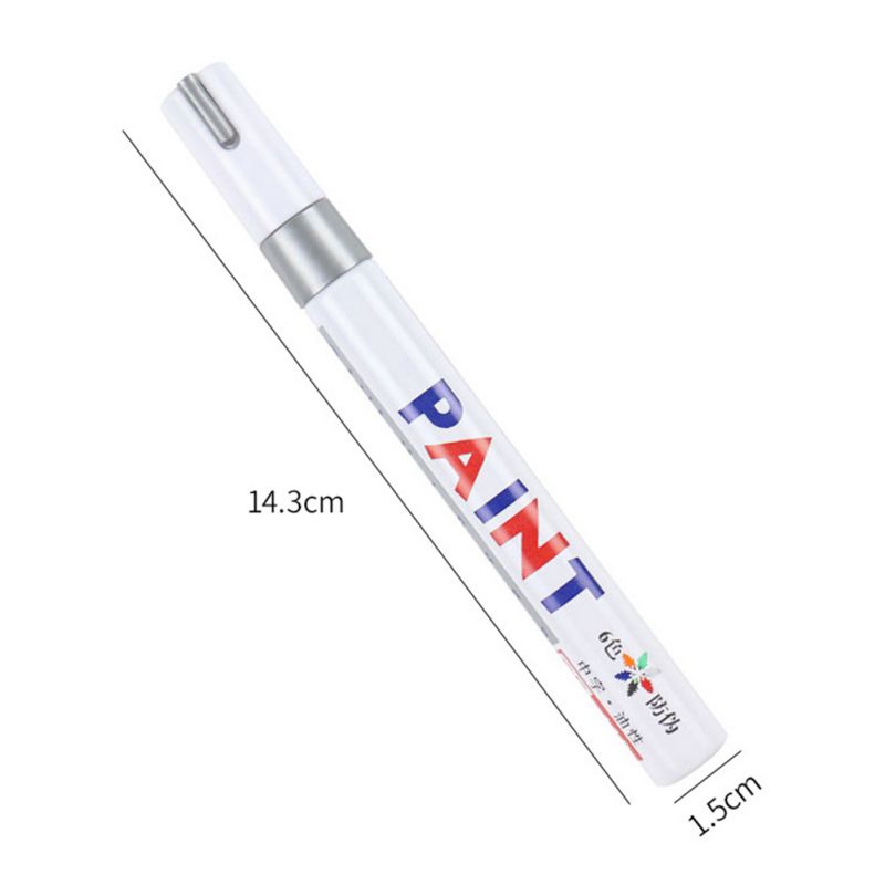 Ceramic Tile Repair Wall Marking Non-Toxic And Odorless White Cement Marking Automotive Paint Brand Floor Tiles And Tires: silver