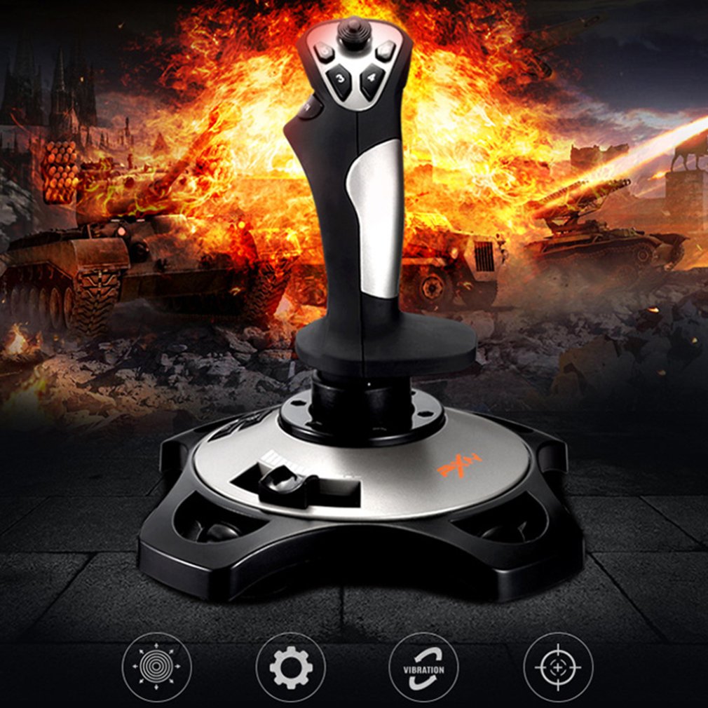 PXN-2113 Flight Simulator Gamepad Controller Joystick Voor Pc/Desktop Simulatie Vliegtuigen Trillingen Game Controller Accessoires