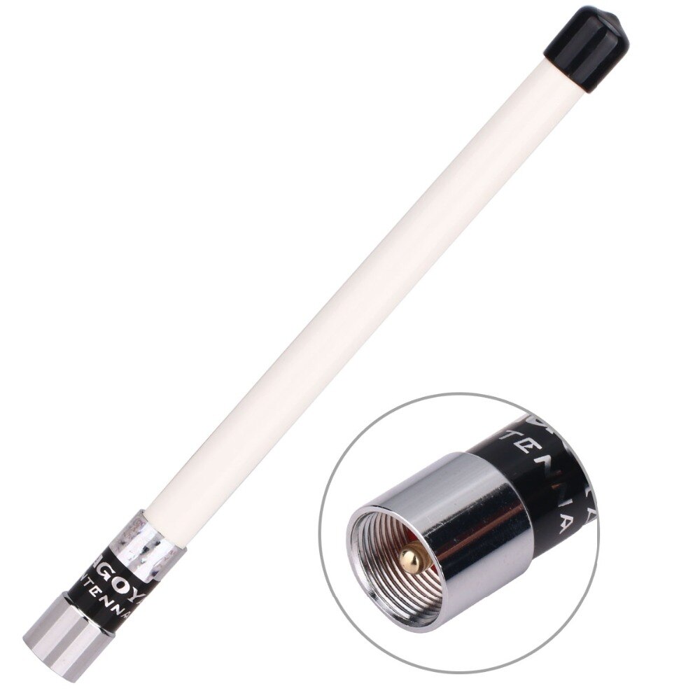 Nagoya NL-350 Dual Band 136-174Mhz/400-500Mhz 100W 3.0dBi High Gain Glasvezel Antenne voor Mobiele/Station Auto Radio