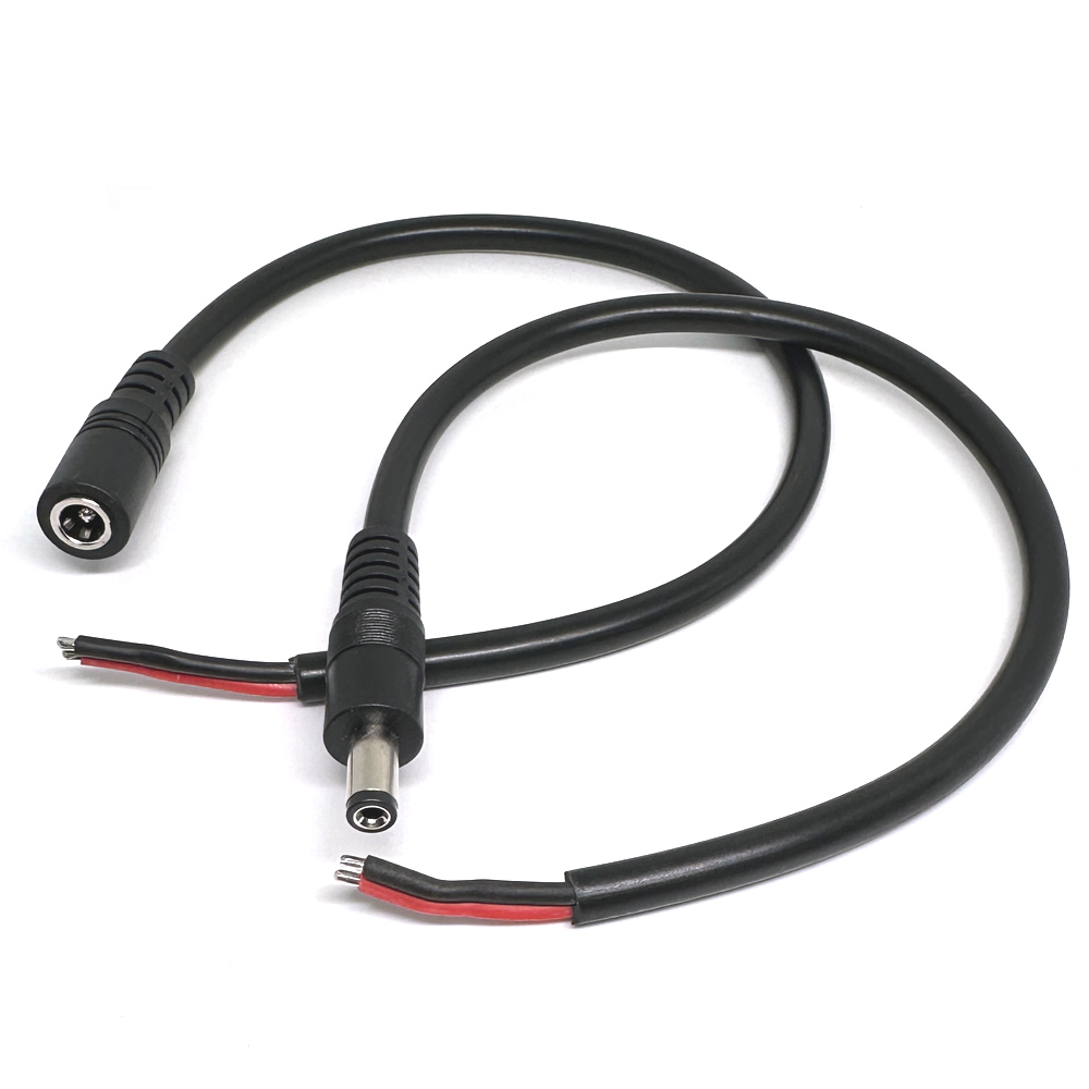 15a Mannelijke Of Vrouwelijke Connector Met Draad 5.5*2.1Mm 14awg Waterdichte Dc Draad Met Slot Enkele Kop Lijn Verlengkabel