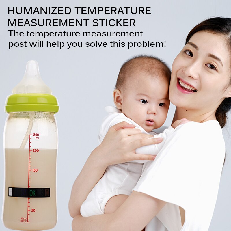 Baby Flasche Temperatur Tester Aufkleber Baby Flasche Temperatur Tester Aufkleber Kleinkind Sicherheit Temperatur Messung Karte