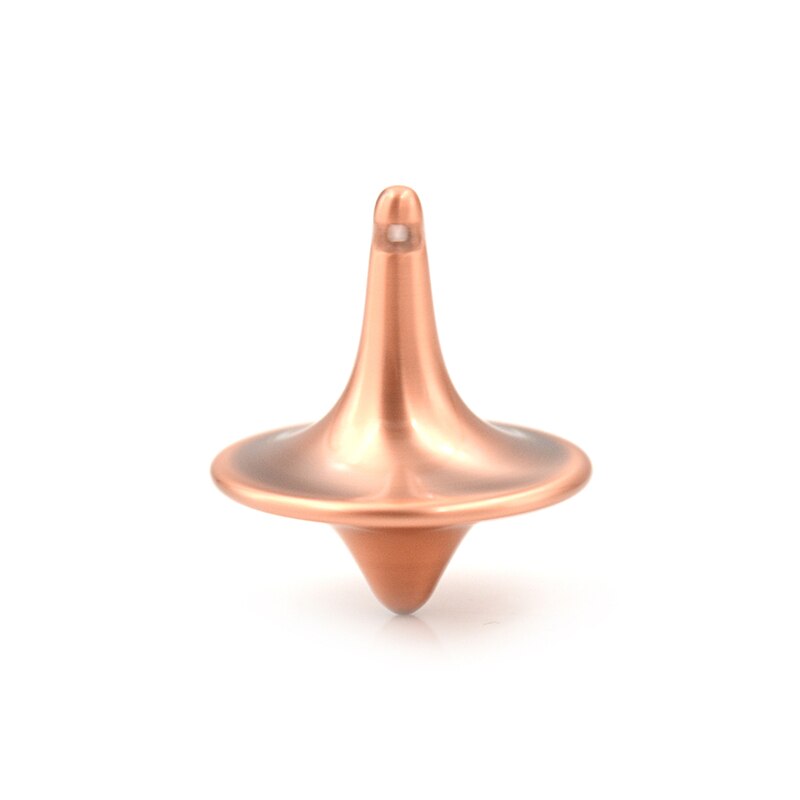 Metalen Spinning Top Speelgoed voor Kinderen Volwassen Antistress Gyroscoop Office Party Game gunst Spin Top Spinner Gyro Speelgoed: Copper