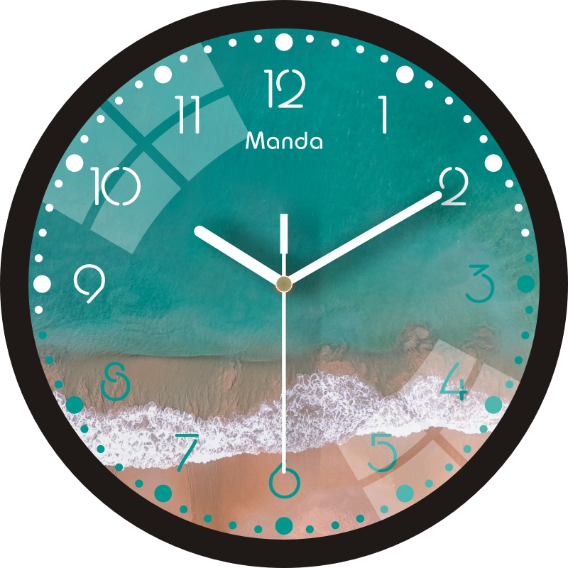 Reloj mural luminoso con números, luces LED nocturnas silenciosas, brillantes y decorativos, Relojes de pared de moderno y decoración para el hogar y la sala de estar: D